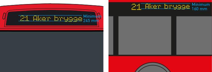 2.4 Skiltkasser Plassering av skiltkassene skal være som vist i Figur 1 Figur 5.