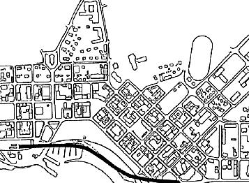 Side: 4 av 22 Figur 1 vegsystem for sentrum fra Gatebruksutredningen, Figur 2 vegsystem sentrum fra Gatebruksutredningen, etappe 4. gjennomført t.o.m. etappe 3.