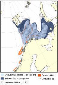 Rapport fra Sameksistensgruppen II 37 II inn i Troms III, og dette skyldes at kyststrømmen deler seg i dette området.