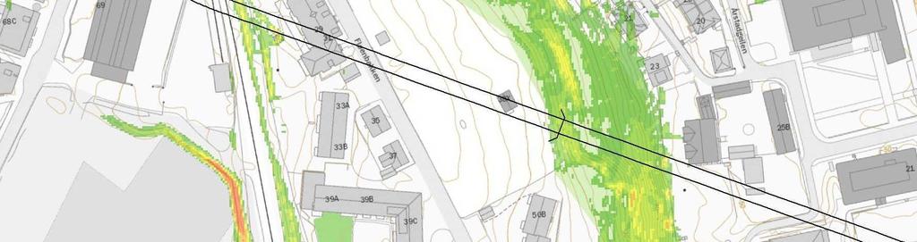 Største observerte mektighet ligger i nordlig del av parsellhagen hvor løsmasselaget er 14,5 m tykt. I øvre del av Årstadgeilen (nord) er det mindre løsmasser (ca. 2 m).