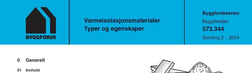 Varmeisolasjonsmaterialer 43 Mulige