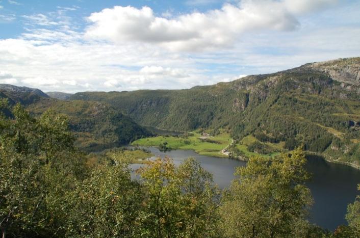 Vurdering av landskapsområder i Hordaland Landskapstype: ELVEDALER Representert i region: LR22,LR23 Antall LO i typen: 14 Svært stor verdi: 0 Stor verdi: 5 Middels verdi 7 Vanlig forekommende: 2