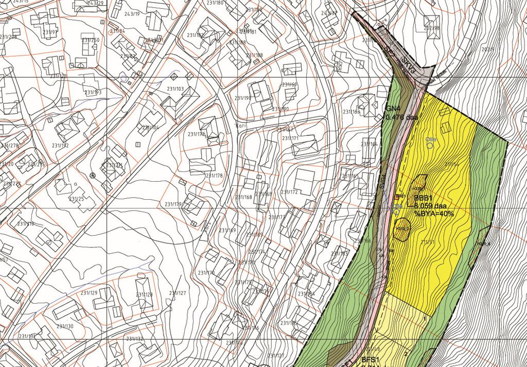 Detaljplan Kleivlia. Plan nr. 201501 - Hole kommune. 1.