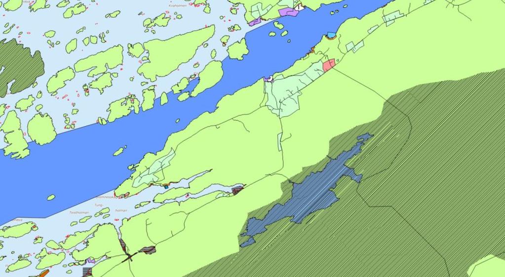 4. Planstatus og rammebetingelser 4.1 Andre arealplaner Området er ikke regulert fra før og det foreligger ingen temaplaner for området.