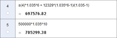 Spreeløpet psserer ltså 500 000 kr om 4 år. Etter fire år er sldoe på sprekotoe s4 5078 kr. Deretter er rete,5 %, og Sofie sprer 9 kr hvert år i ytterligere seks år.