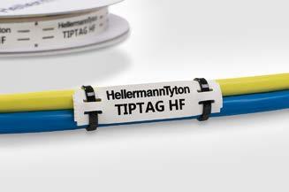 Merkesystemer Kabel- og ledningsmerking 5.1 Halogenfrie merkeskilt på rull for merking av kabelbunter. For termoskrivere.