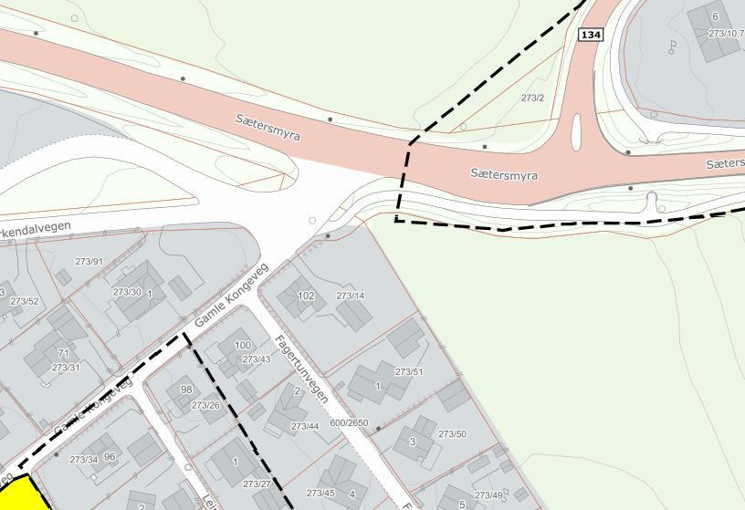 Beskrivelse av planen Bildet nedenfor viser hvilket område denne rapporten omhandler. Det er utført støyvurderinger av et område i Levanger kommune, som skal benyttes til boligformål og friområde.