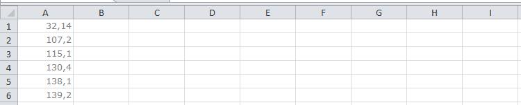 C) Når du har CSV -filer uten alle 4 siffer i postnummeret Har du CSV-filer som vist under, der postnummeret ikke