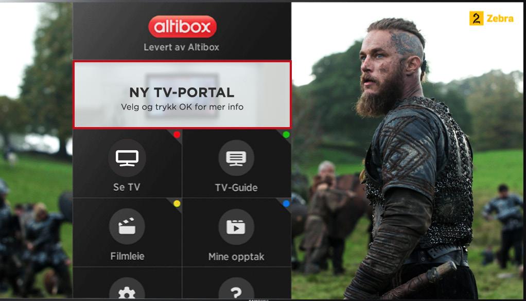 Altibox TV 3 Tv-portalen og dens tjenester Banner Her vil du finne de nyeste filmene i vår filmleie, kampanjer og gode tilbud. Se tv Rød knapp går til visningen av live tv.