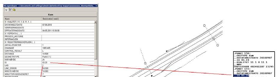 Koblingsnøkkelen..ID: Egenskapen..ID skal være unik for alle geometriske objekter i NVDB.SOS.