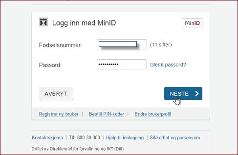 (De som tidligere har benyttet «Logg inn» fanen med epost-adresse som brukernavn og eget passord kan selv