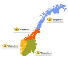 Statped sørøst 10 fylker -172 kommuner Folkemengde: 2 785 259
