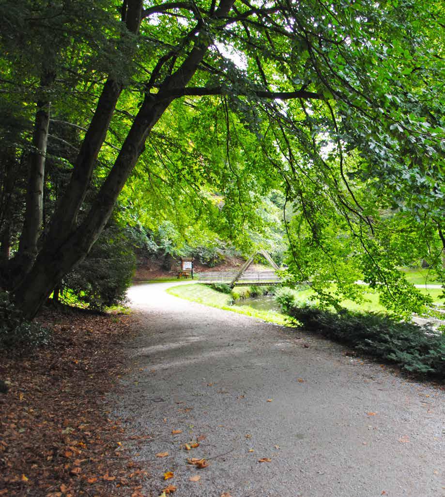 Parken har også en egen trimpark og flere