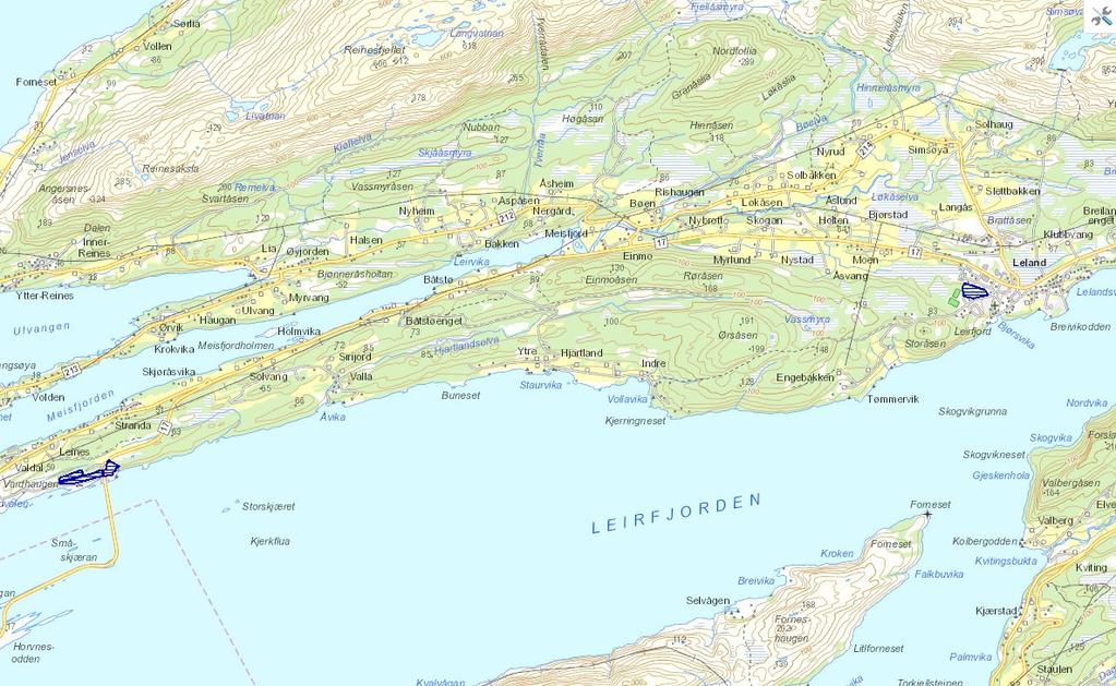 DEL 1: Forvaltningsplan for statlig sikra friluftslivsområder Leirfjord for 2016 2020 Fakta om n pr 01.11.