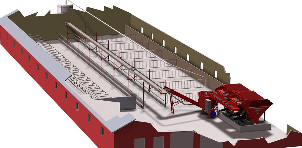 18 Automatisk fôring med TKS smart landbruk for smarte bønder Automatisk fôring med TKS smart landbruk for smarte bønder 19 Nyhet: TKS FeedBelt Som et alternativ til TKS FeedRobot System har vi