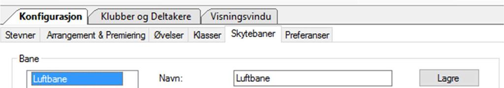 2:4 Klargjøring skytebaner Deretter må innstillinger for skytebaner settes korrekt.