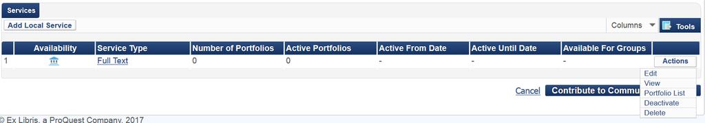Portfolios (titler) som hører til pakken kan man legge inn manuelt (Add Local portfolio), laste opp fra Excel-fil (Load Portfolios), eller legge til fra et søkesett (Add from set).
