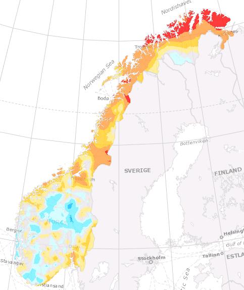 Kartene viser nedbør, avvik i prosent fra normalt (1971-2000) i juli, august og september