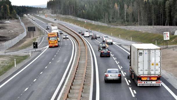 E6 Åsen nord - Mære LANDSKAPSBILDE Legge E6 lavt i terrenget Legge E6 i overgangssoner unngå