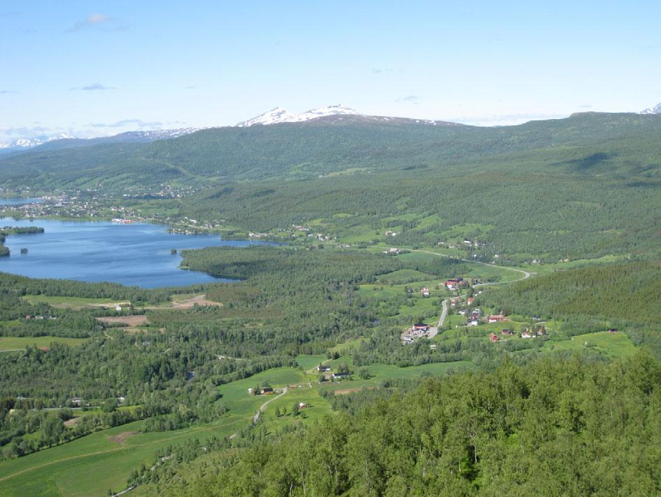 3.2 Landskap Kartleggingsområdet inngår i landskapsregionen «Fjordbygdene i Nordland og Troms».