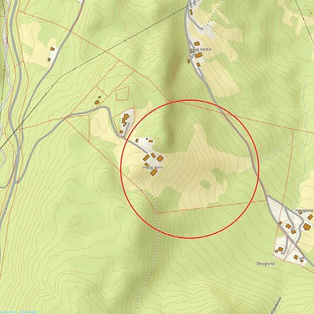 Lokalitetsnavn: Øvre Haug Kommune: Etnedal Gnr/Bnr: 133/23 UTM: 32N 674