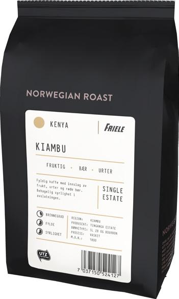 Norwegian Roastserien omfatter spennende kaffetyper fra flere kontinenter, og er kaffe av svært høy kvalitet.