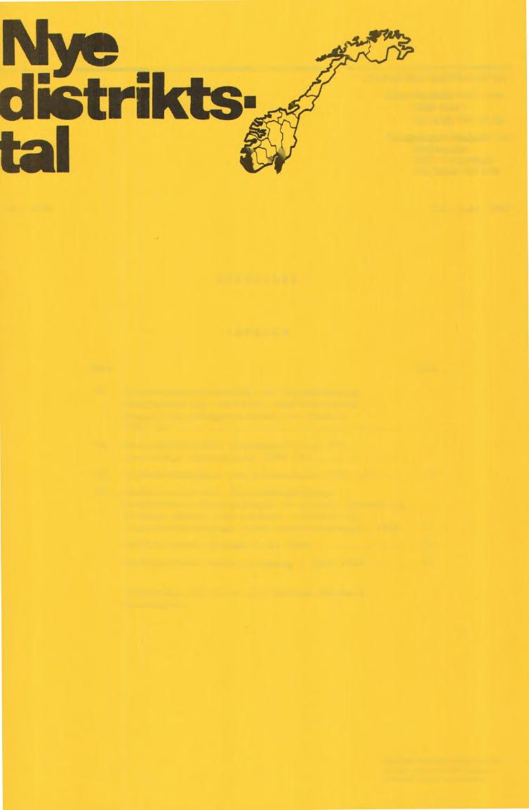 Nr. 6/88 20. juni 1988 HORDALAND INNHALD Emne Side 32 Arbeidstakarstatistikk for oljeutvinning, bergverksdrift, industri, kraftforsyning, byggje- og anleggsverksemd, 4.