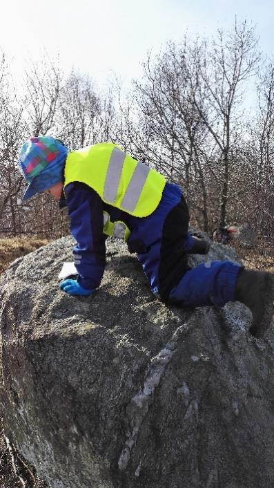 Under en av turene, gikk gul gruppe til crossløypa,