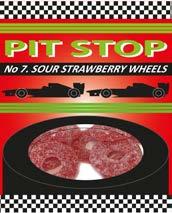7 Sour Strawberry Wheels 50g Ant.