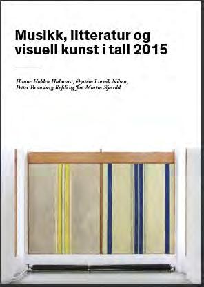 Visuell kunst i tall 2015 Kulturrådet har de siste årene lansert bransjestatistikker for å belyse den økonomiske utviklingen i deler av kulturbransjen, herunder musikk (Musikk i tall) og