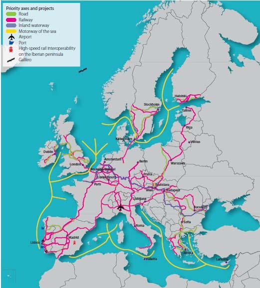 Et internasjonal vegnett EU Action Plan for Freight Transport Logistics Logistics: The oil in the EU s