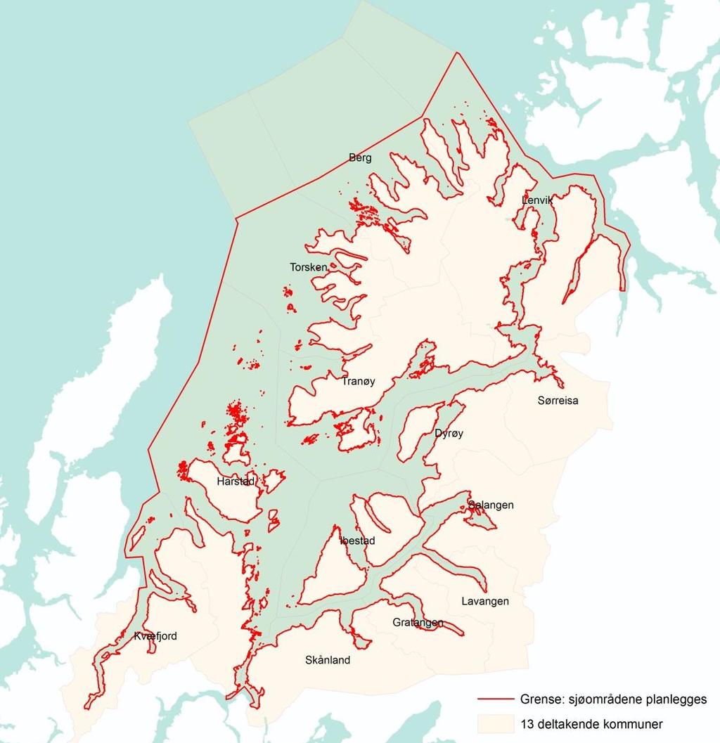 KU - Kystplan Midt- og Sør-Troms høringsutkast mars 215 Innledning og lovgrunnlag I forbindelse med kystplan for Midt- og Sør-Troms er det utarbeidet et eget dokument for konsekvensutredning (KU) av