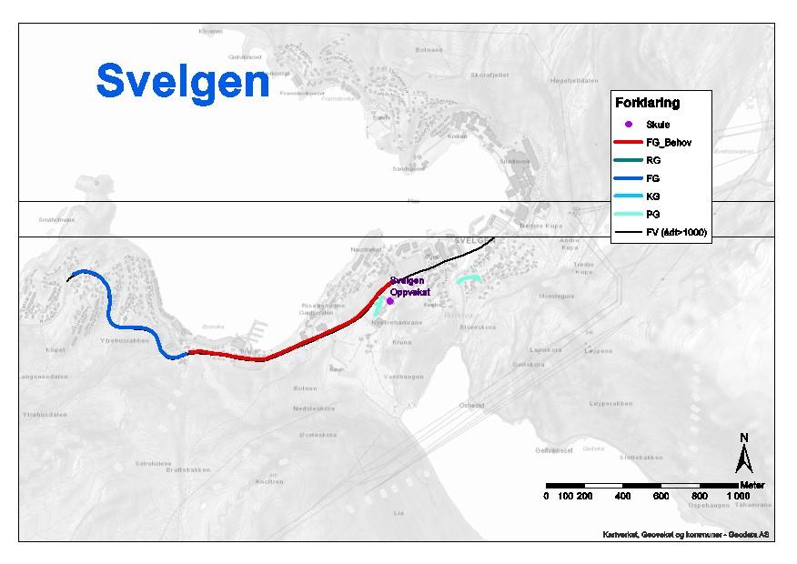 615 har ÅDT 1800 nærast sentrum og 1350 vest for Gloppeelva. Brua over Gloppeelva er smal.