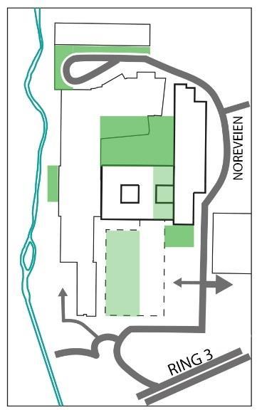 Dette kan være mindre gunstig for de hensyn Byantikvaren mener må tas i forhold til anleggets kontakt med det større landskapsrommet.