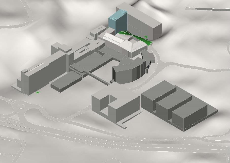 Konseptrapport nytt klinikkbygg Radiumhospitalet 95 7.4.5 Gjennomføring Gjennomføringen for alternativ 2 er vist som prinsipp vist i etterfølgende faseplaner.