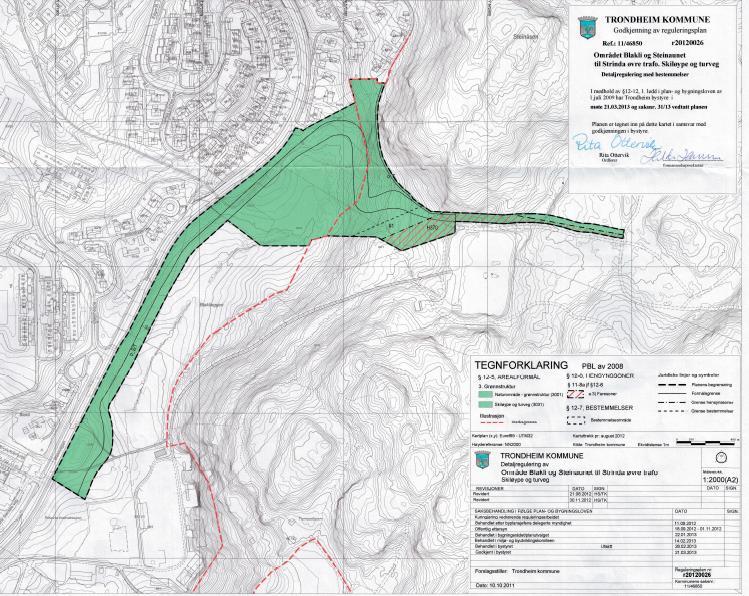 Trafikkanalyse Blaklieggen -15 Området som ikke er ferdig utbygd er vist med rød sirkel i Figur 10. 3.2.