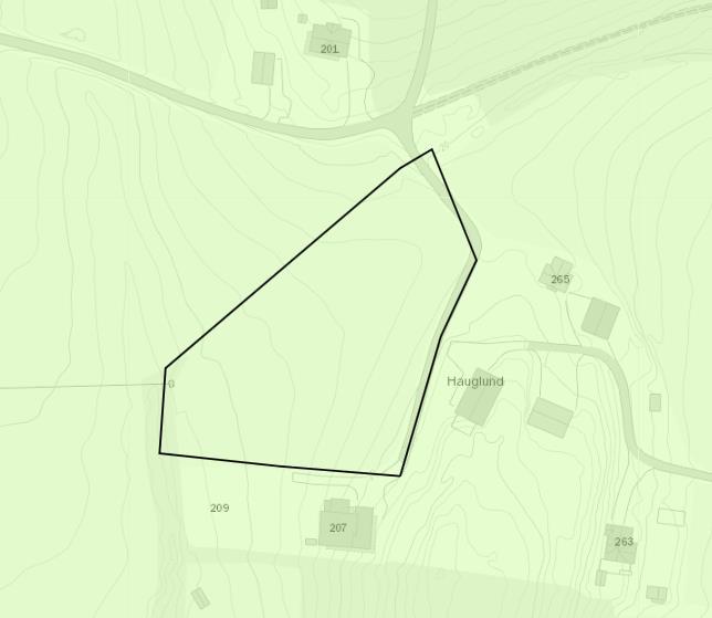 30 (50) 92 40/92 Gnr/bnr: 40/92 Arealstørrelse: 6,3 daa. Forslagsstiller: Gjert Gjertsen Ønske om å bygge et lite boligområde ved Feen/Hauglund.