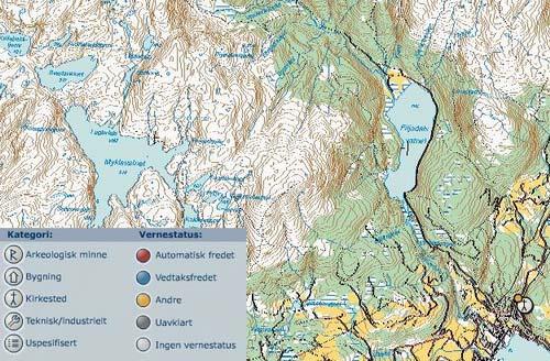 Øysteseelven er forbygd gjennom bebyggelsen før utløpet til fjorden, og har her mistet noe av sin opprinnelige verdi som bærende element i landskapsrommet.