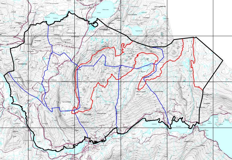 Vedlegg 1 Kart over storvaldet Vedlegg 2 Fordeling av partar i Sande Nord storvald Felt Namn Areal Partar 32 Skudalen 4990 17 33 Foss/Fossevik/Grøvlebakke 3956 14 34