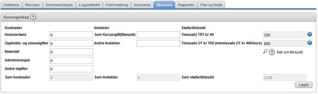 Dette finner du til høyre på linjen med kurs IDnummer og kursnavnet. Kurset sendes til godkjenning ved å velge «Send til godkjenning».