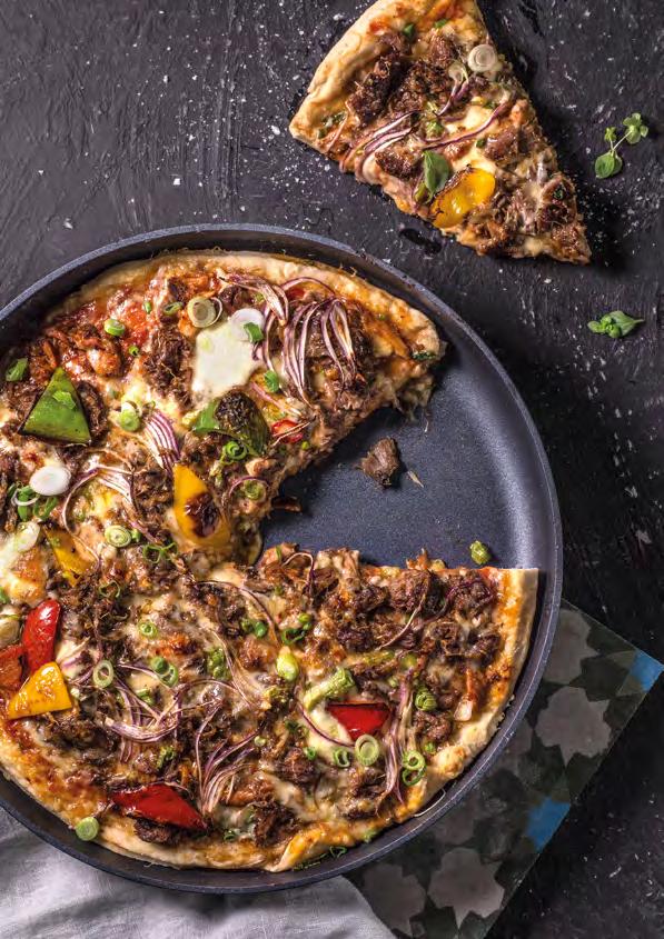 PULLED PIZZA! Pullede produkter passer perfekt også på pizza!