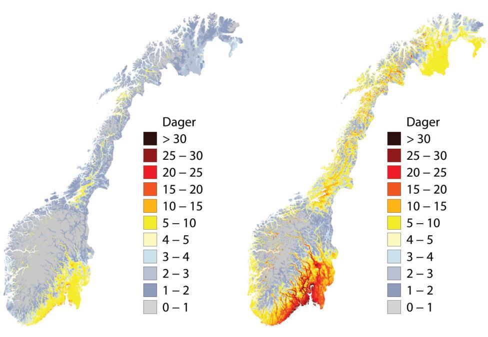 Endring i varme sommerdager