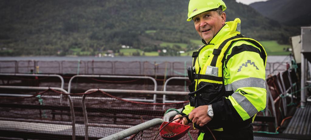 FÔR OG FÔRUTNYTTELSE Fôr er den største enkeltinnsatsfaktoren Lerøy Seafood Group har, og vi er svært opptatt av å sikre optimal og kostnadseffektiv bruk av denne.