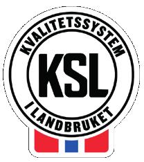 Kvalitetssystem i landbruket (KSL) Kvalitetssystem i landbruket (KSL) sikrer kvalitet og trygghet for