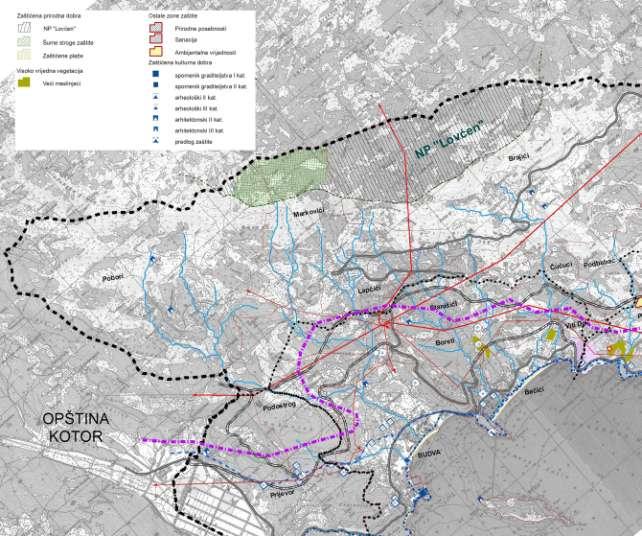 3.2.2. IZVOD IZ PROSTORNOG PLANA OPŠTINE BUDVA (2009) U pogledu morfoloških karakteristika, na teritoriji opštine Budva razlikuju se tri vertikalne zone: Obalni pojas do 100 mnv; Primorska flišna