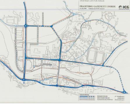 Førdepakken KPA og KDP 1997 KPD Kommunedelplan trafikk Førde sentrum (1997) Grunnlag for KPA 1997 Køyreveg frå rv.