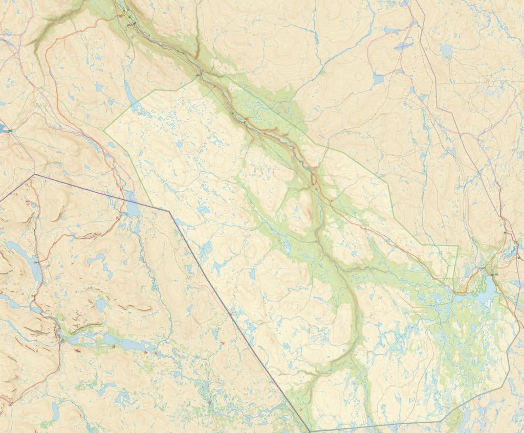 Reisa nasjonalpark på kartet Buntavaggi Sarafossen Nord Ovi Raishiin Ansamukkahytta Reisa nasjonalpark ble opprettet i 1986 og har et areal på 803 km2.