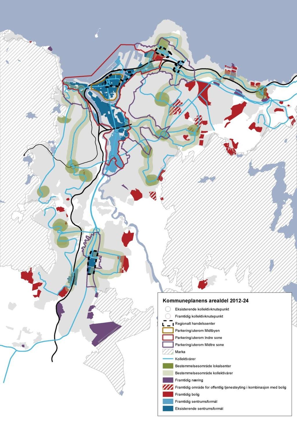 Byutvikling og transportsystem - Ca 1500 nye boliger pr år -