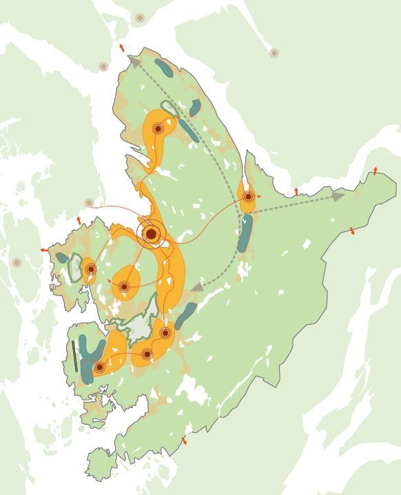 PLANFORSLAGET Hovedfokus ved denne rulleringen er en tydeligere og strammere arealstrategi. Den overordnete arealstrategien er vedtatt i kommuneplanens samfunnsdel "Bergen 2030".