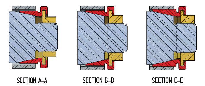 1.8/ The conical sleeves repair up to 1mm (0,04 ) ovality.